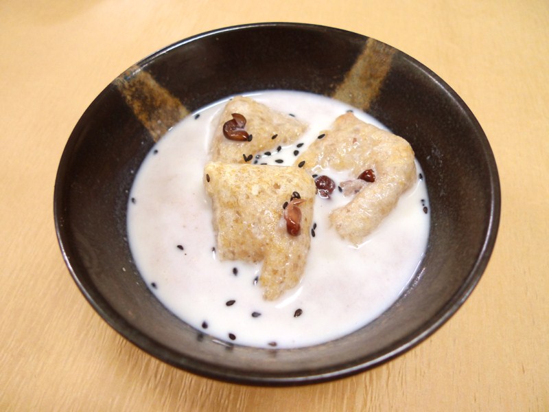 豆乳ぜんざい